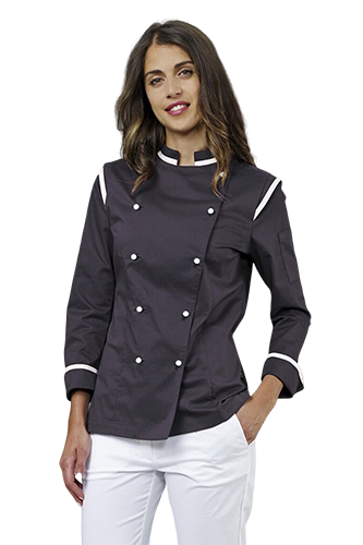 GIACCA CUOCA DALILA SIGGI: giacca chef per donna giacca per cucina femminile ben sagomata...